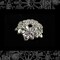 Floral Silver Finish Bead Caps 11mm - Set of Twenty-Four - ZS-BC03